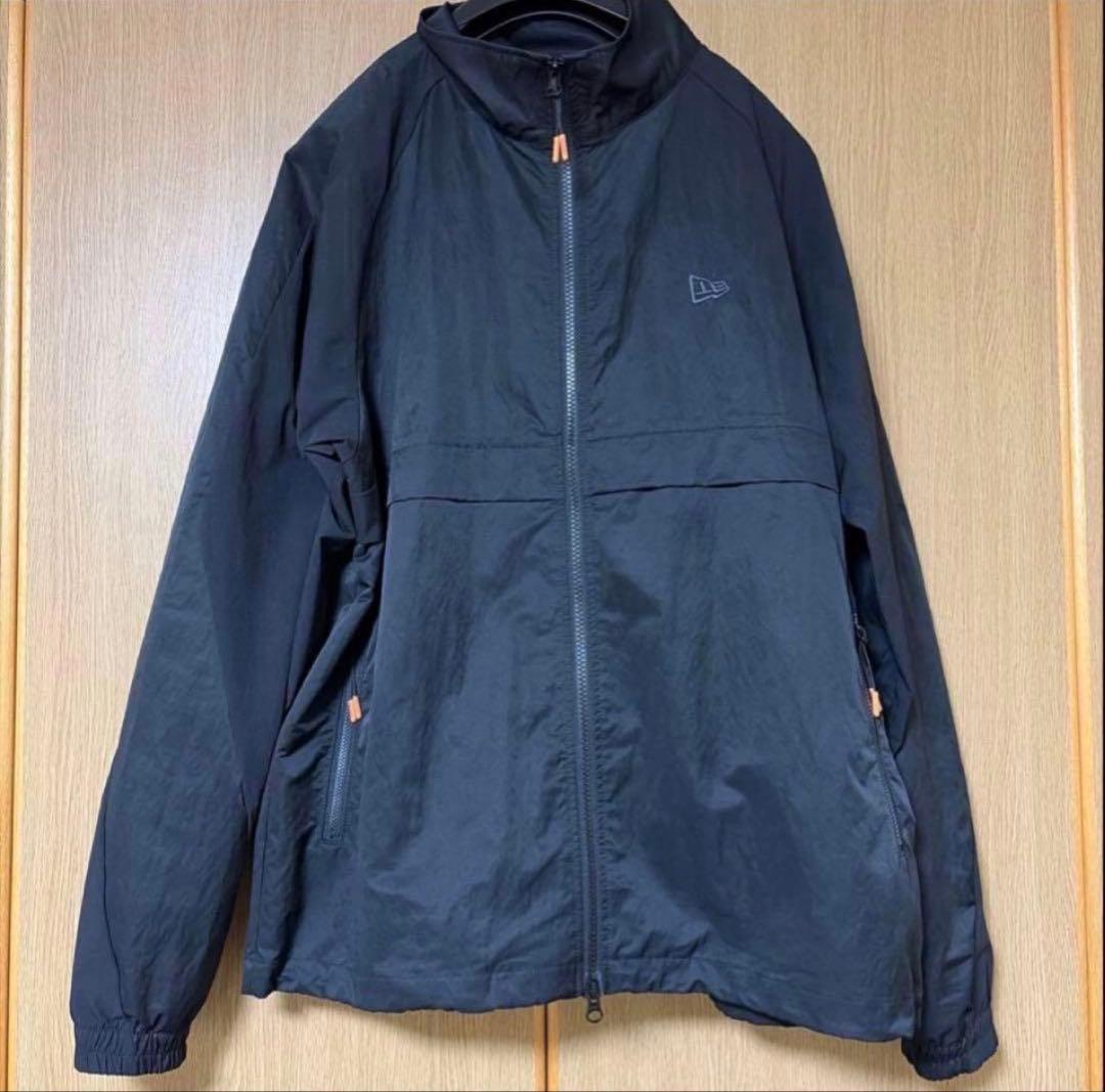 ニューエラ　ウィンドジャケット ストレッチウーブン ブラック ゴルフLサイズ