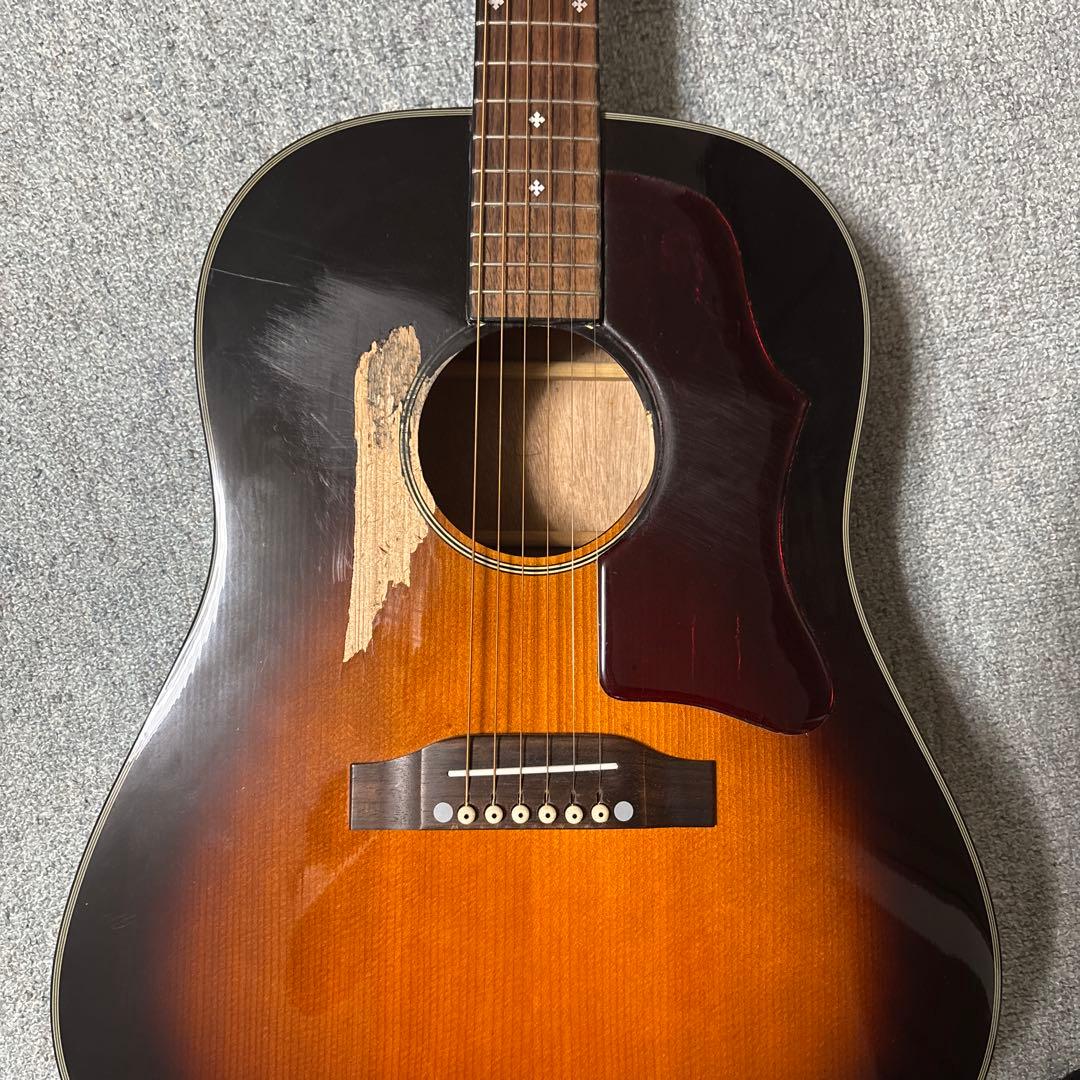 Gibson 風アコースティックギター サンバースト弦高調整済
