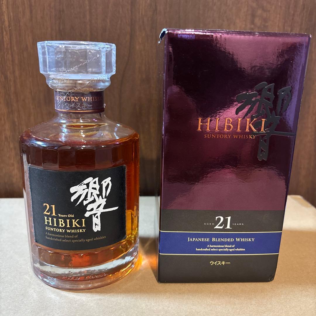 レア　サントリーウイスキー響21年　350ml 箱付 古酒 未開封