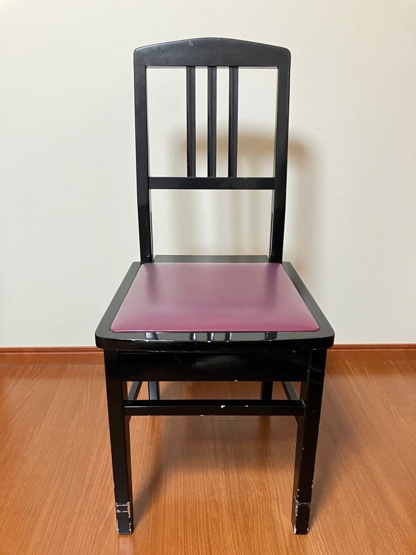 トムソン椅子　ピアノ椅子　背もたれ椅子