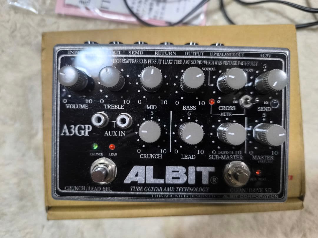 ALBIT A3GP ギター用プリアンプ