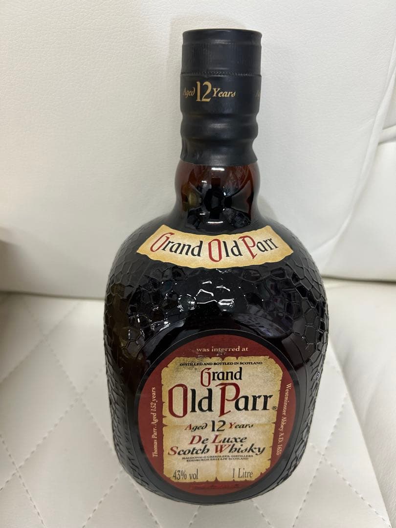 【希少レア古酒】1980年ボトリング オールド・パー12年箱・説明書付 未開栓
