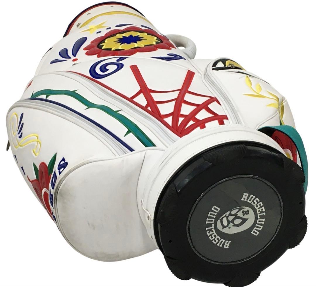 稀少！豪華RUSSELUNO GOLFRUS ラッセルノ キャディバッグ レザー