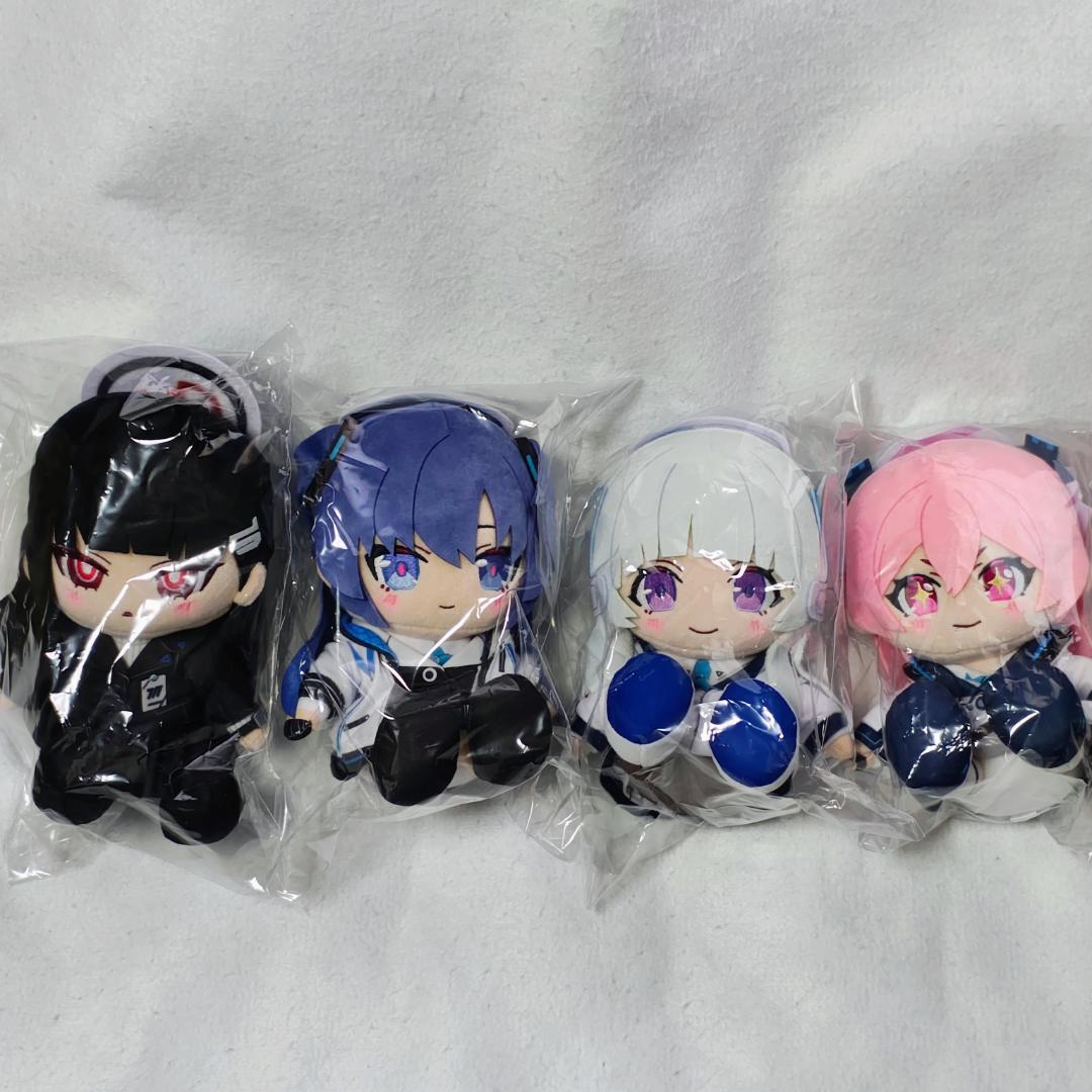 ちょこぷに ぬいぐるみ 4種セット ユウカ ノア コユキ リオ ブルーアーカイブ