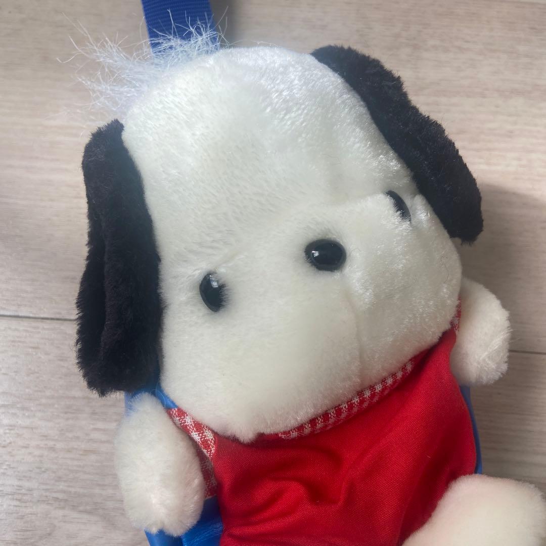 サンリオポチャッコ ぬいぐるみポーチバッグ 平成レトロエポック社当時品