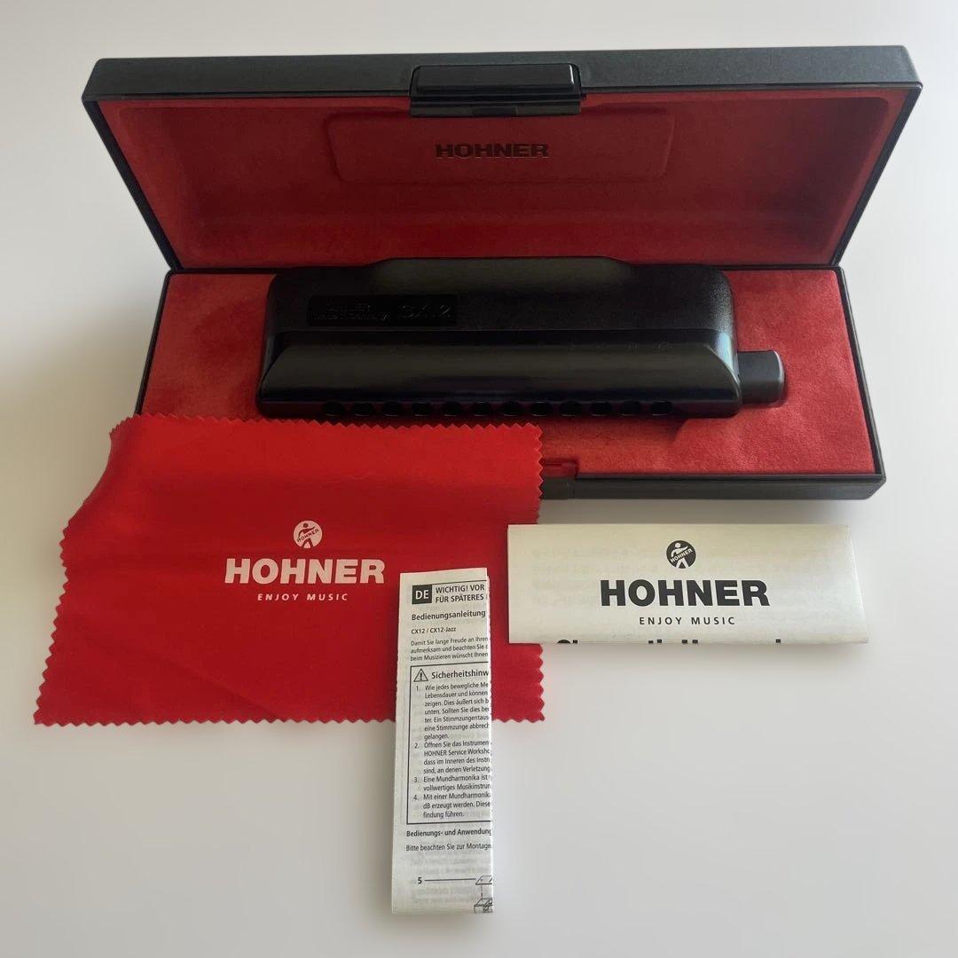 [未使用品] HOHNER ホーナー CX12 G調 クロマチックハーモニカ