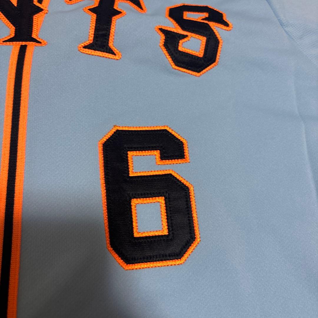 坂本勇人　ユニフォーム　水色　読売ジャイアンツ　読売巨人軍　2014年　ブルー