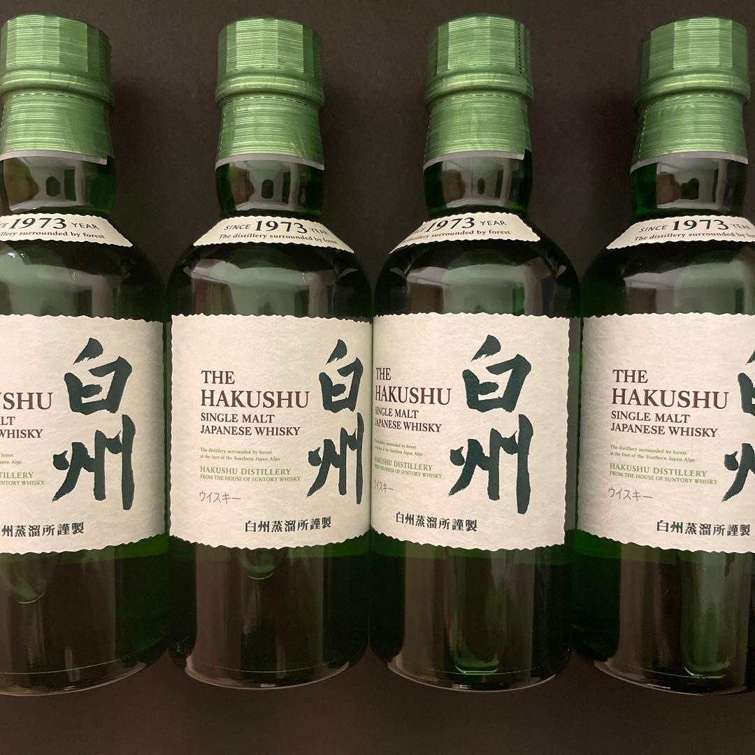 ウイスキー　白州　180ml　4本