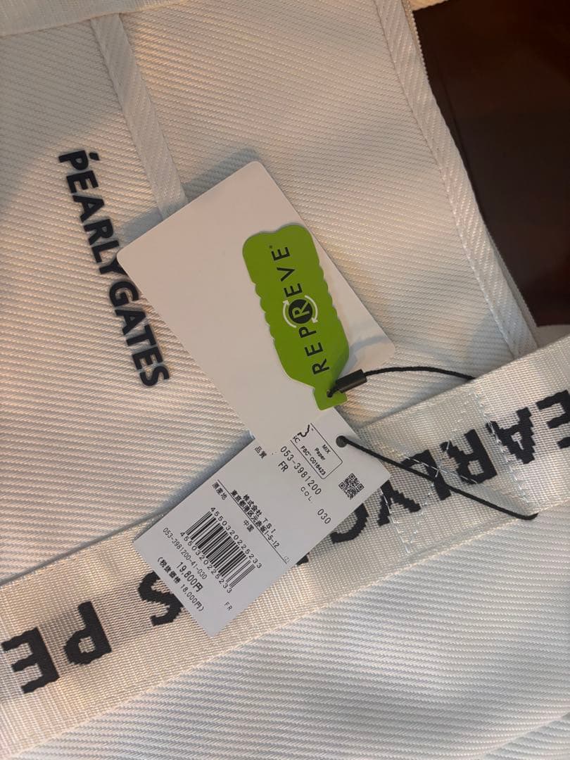 PEARLY GATES ゴルフバッグ ホワイト