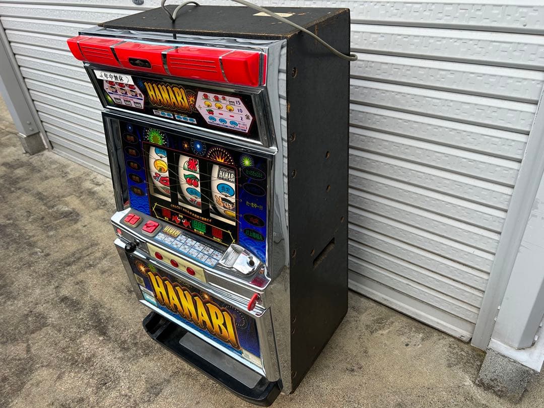 り*。様 スロット　花火　4号機　アルゼ　実動　メダル付き　レトロ　アンティーク