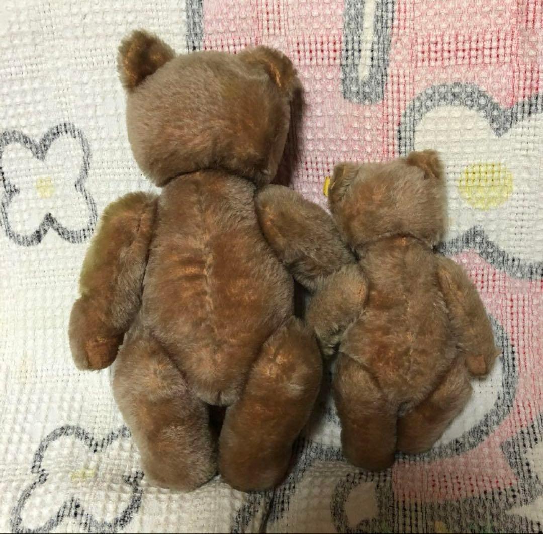 シュタイフ　ヴィンテージ アンティークベア　テディベア　2体セット　中古品