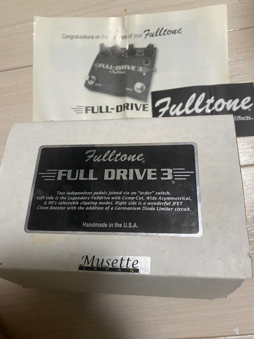 Fulltone フルトーン FULL-DRIVE 3