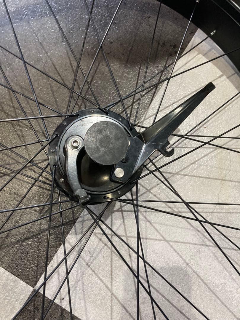 h*u様 完組ホイール_26×65mm_ドラムブレーキ_ブラック