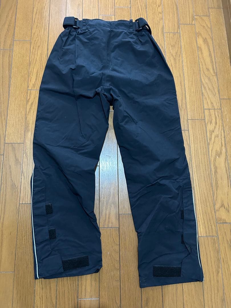 【ジャンク品】がまかつGM3500 ゴアテックスレインスーツ ブラックゴールドL