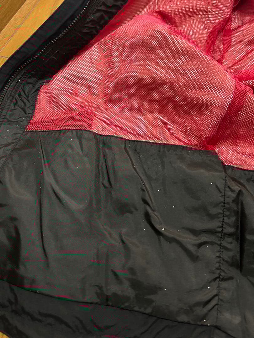 【ジャンク品】がまかつGM3500 ゴアテックスレインスーツ ブラックゴールドL