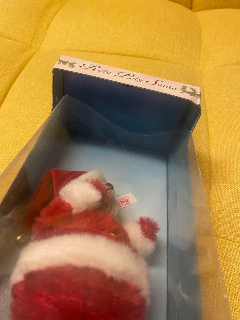 ぬいぐるみ STEIFF Christmas Roly Poly Santa 2003