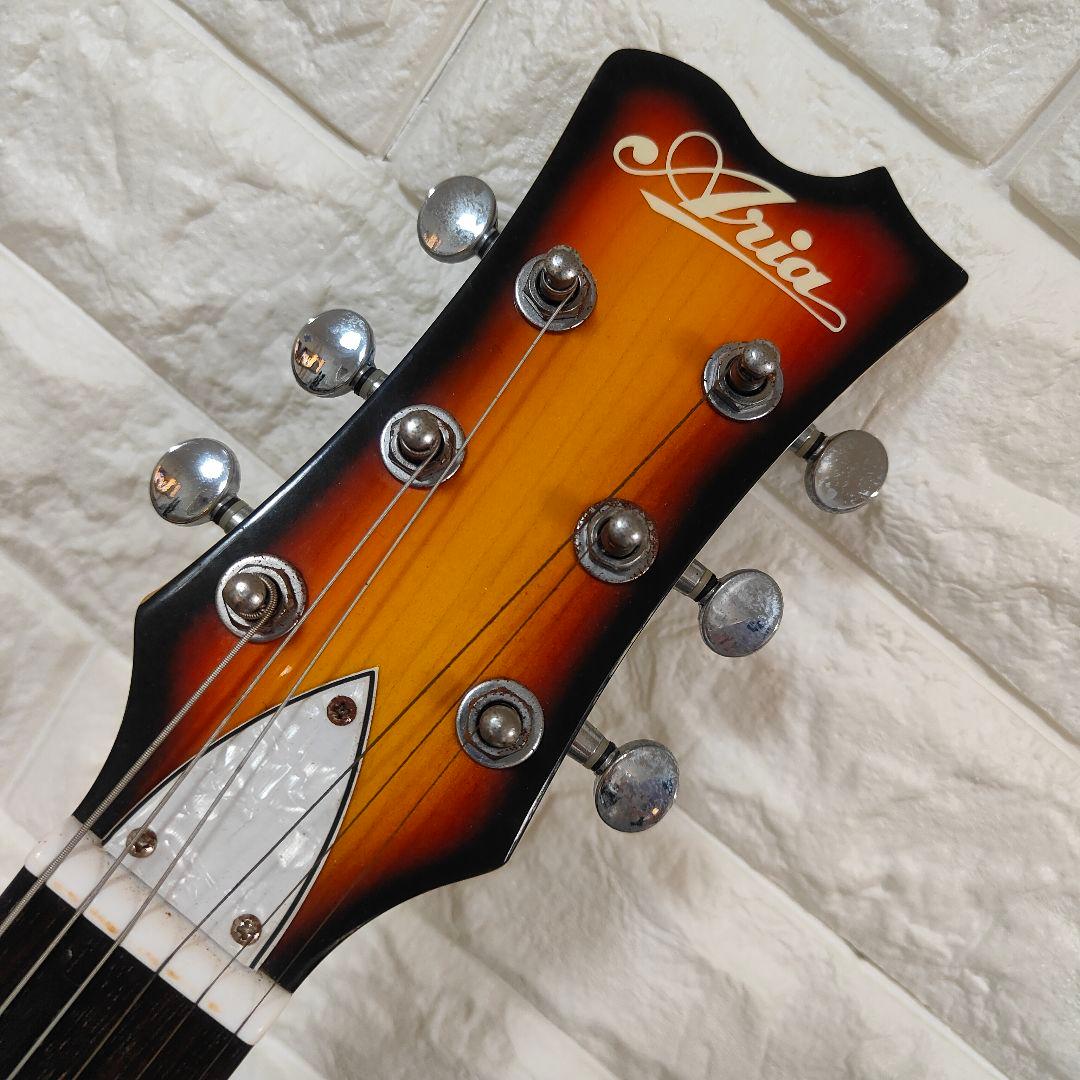 Aria モズライトモデル ギター DM-1 ケース付属 サンバースト