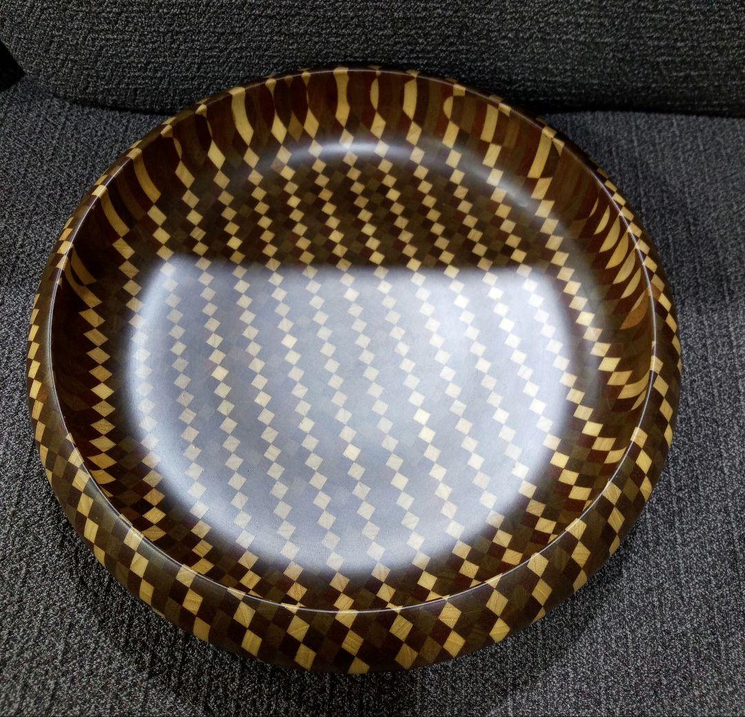 伝統工芸品　箱根寄木細工　浜松屋　菓子器　菓子皿　菓子鉢　木皿