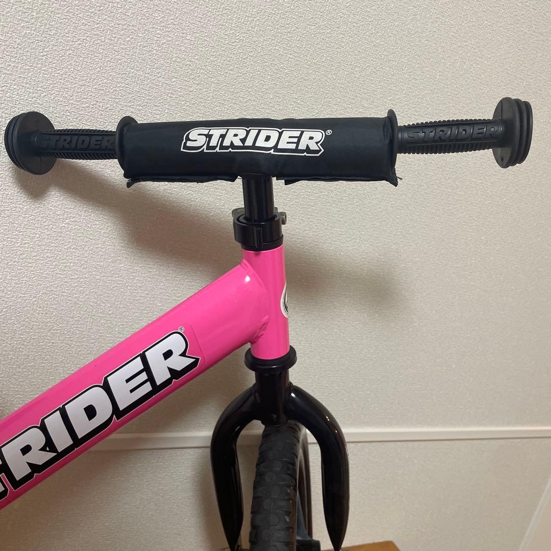 【美品】 STRIDER ストライダー SPORT12 ピンク　フット付き