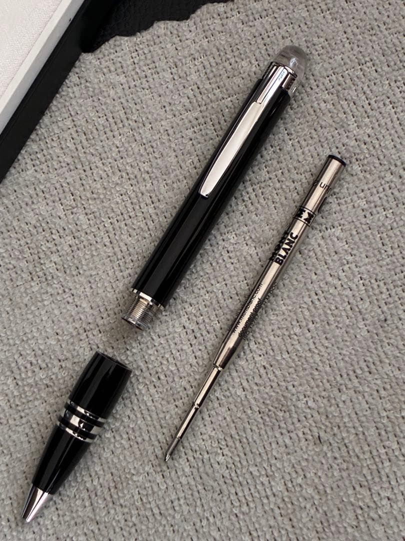 ◾️モンブラン◾️スターウォーカー ボールペン◾️ミッドナイトブラック◾️新品リフィル◾️