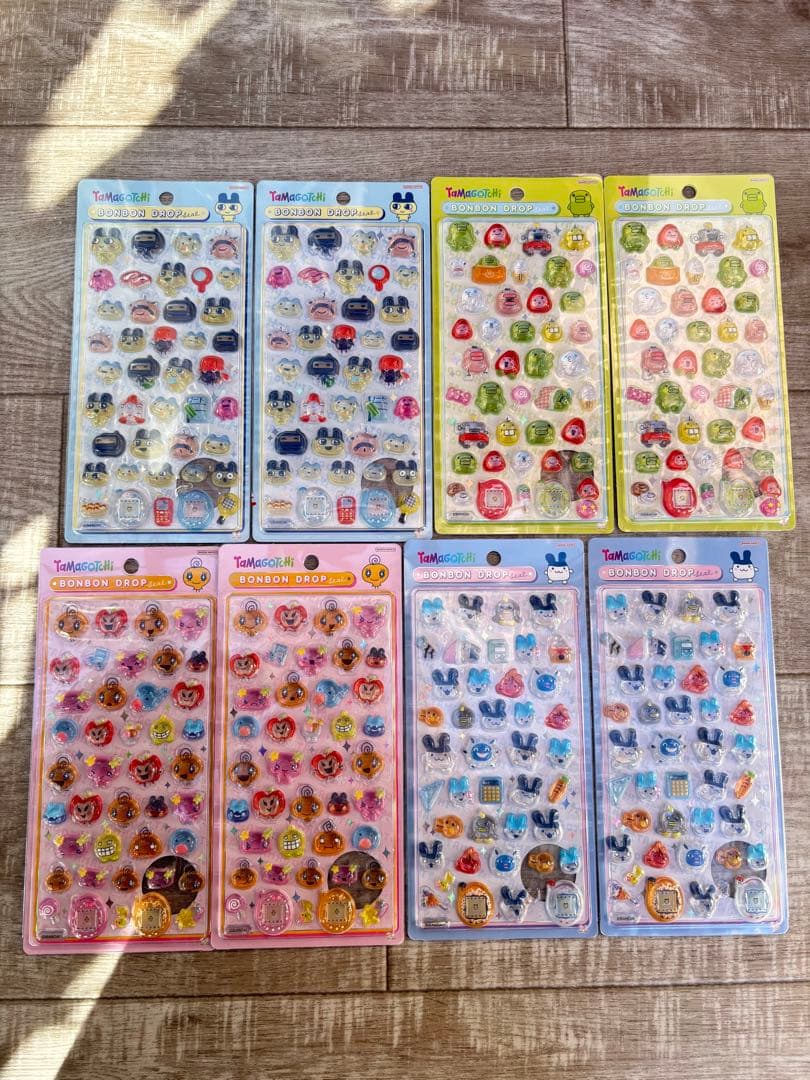 【国内正規品】たまごっち ボンボンドロップシール 4種　8枚　本日発送⭕️