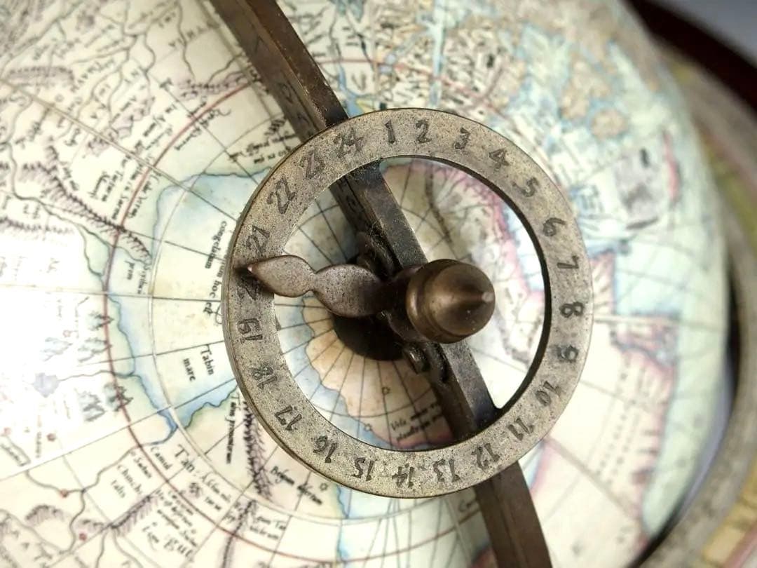 【コロニアル　地球儀】アンティークstyleインテリア　オーセンティックモデル社