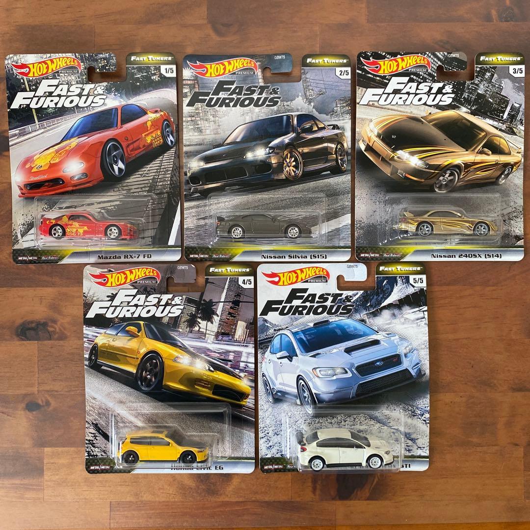 Hot Wheels ワイルドスピード　Fast Tuners セット