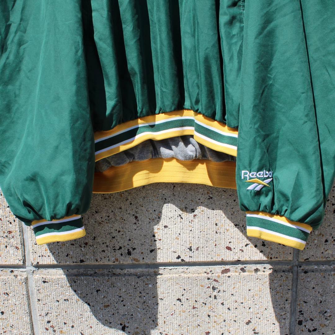 Reebok × NFL グリーンベイ パッカーズ XL 古着 プルジャケット