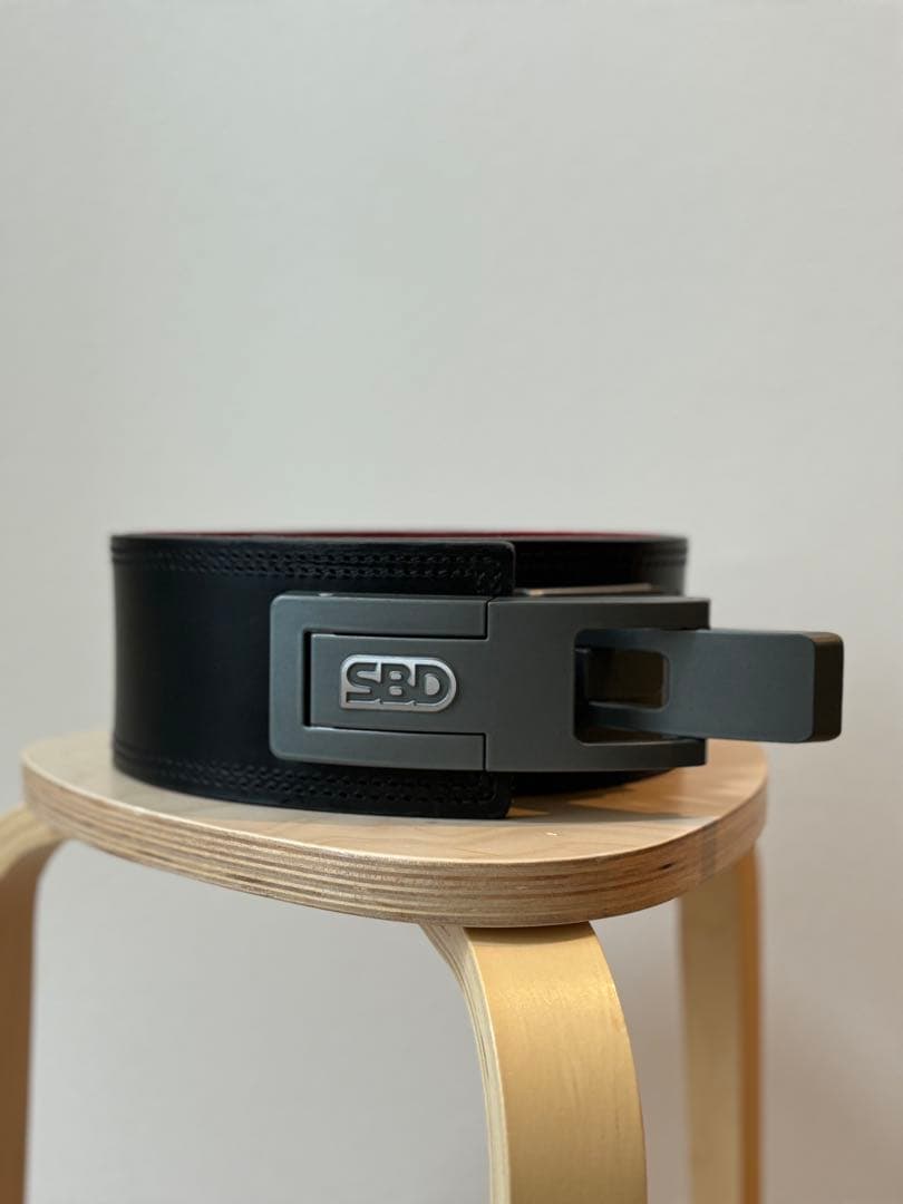 SBD POWERLIFTING トレーニングベルト ブラック/レッド