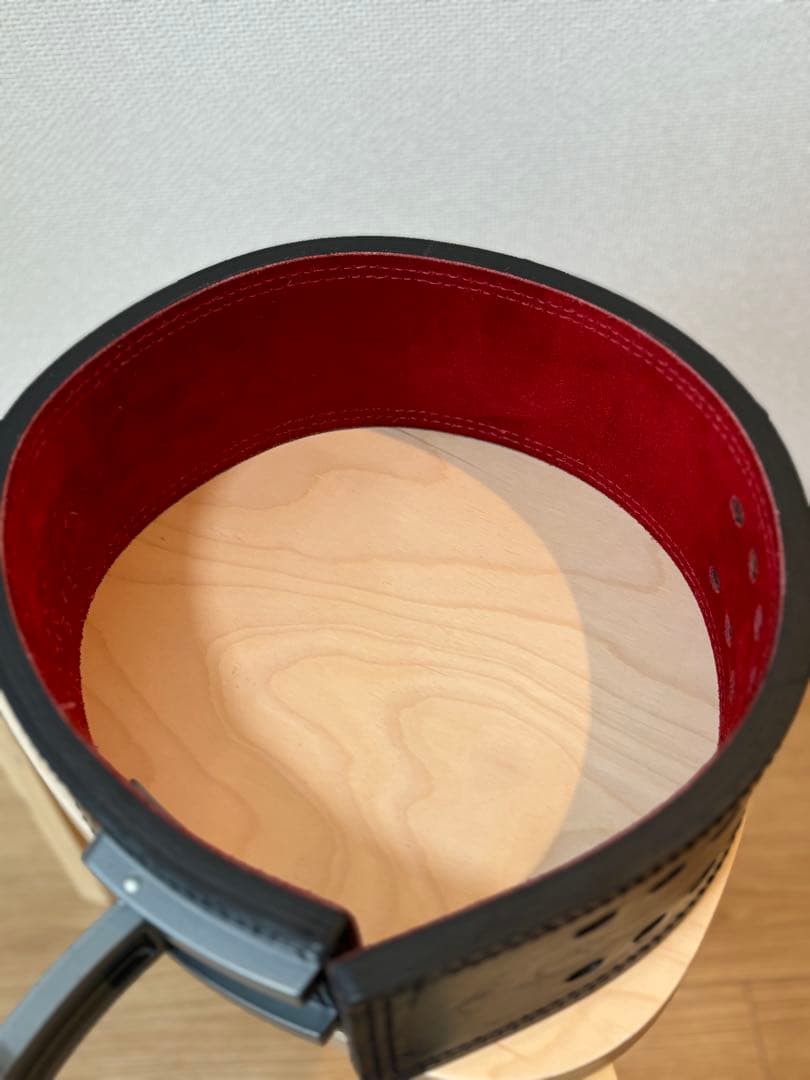 SBD POWERLIFTING トレーニングベルト ブラック/レッド