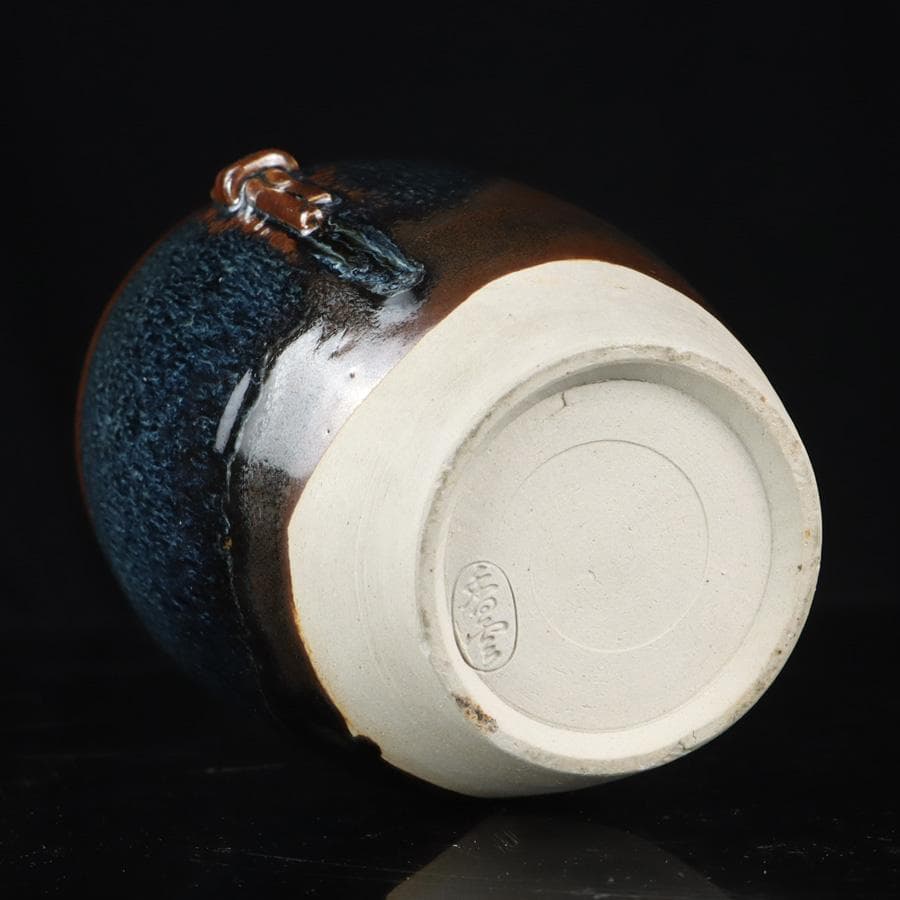 Y2842-4 茶道具 宮川香雲 水指 木箱付き　#5