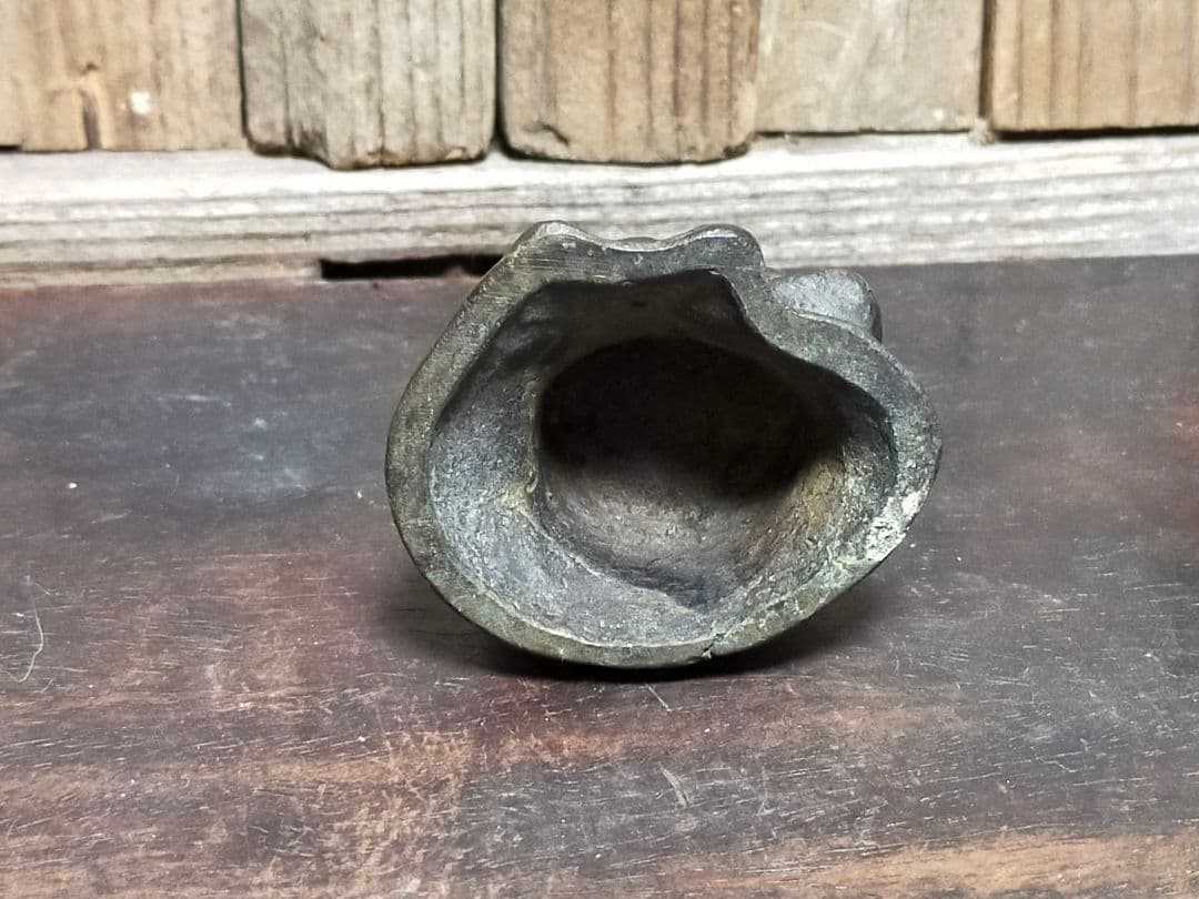 ♥小さな　観音像　銅製　観音様　仏像　仏壇　仏具　骨董　古玩　中国　レトロ