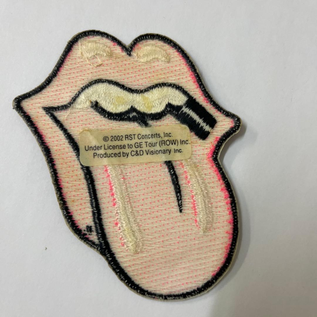 Rolling Stones 舌ロゴ パッチ 2002年製