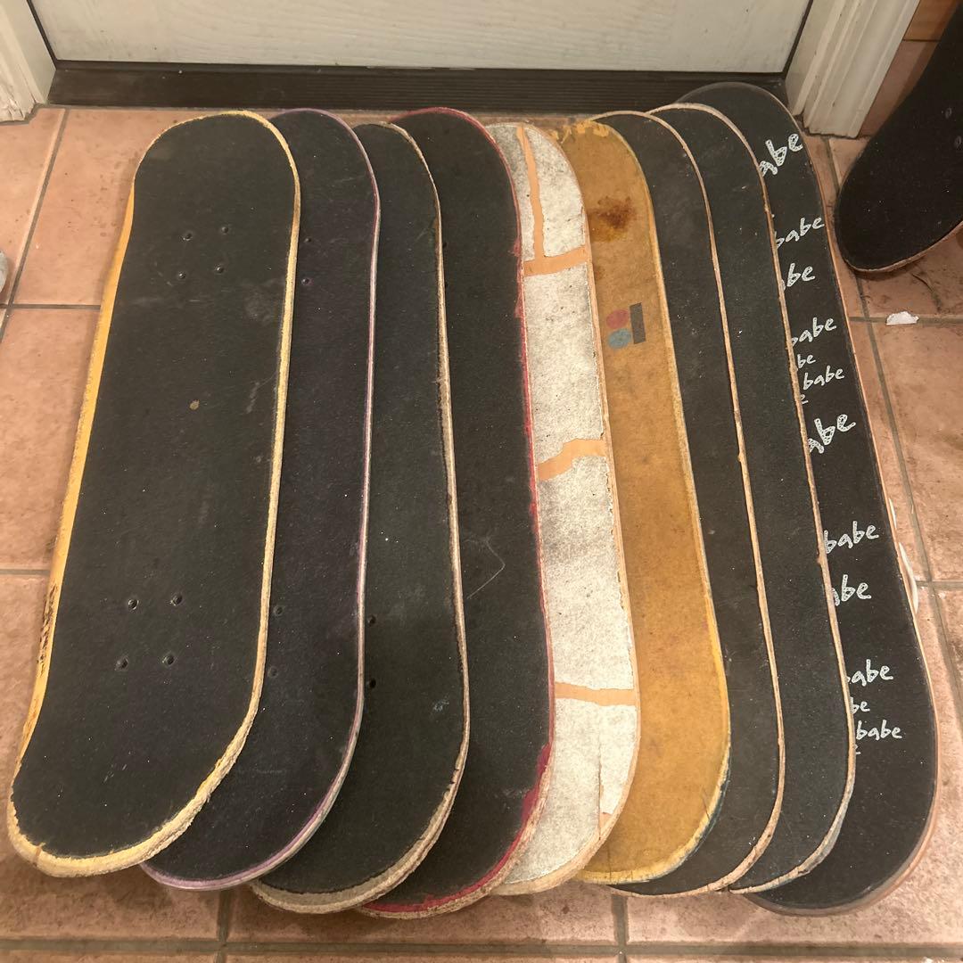 スケボー　デッキ　まとめ売り　9枚セット