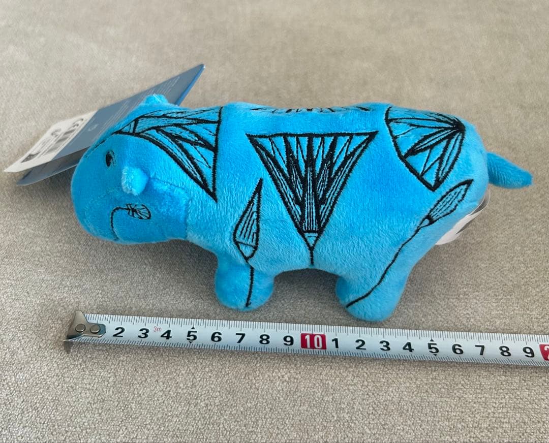 ルーブル美術館 青いカバ ぬいぐるみ(小サイズ)