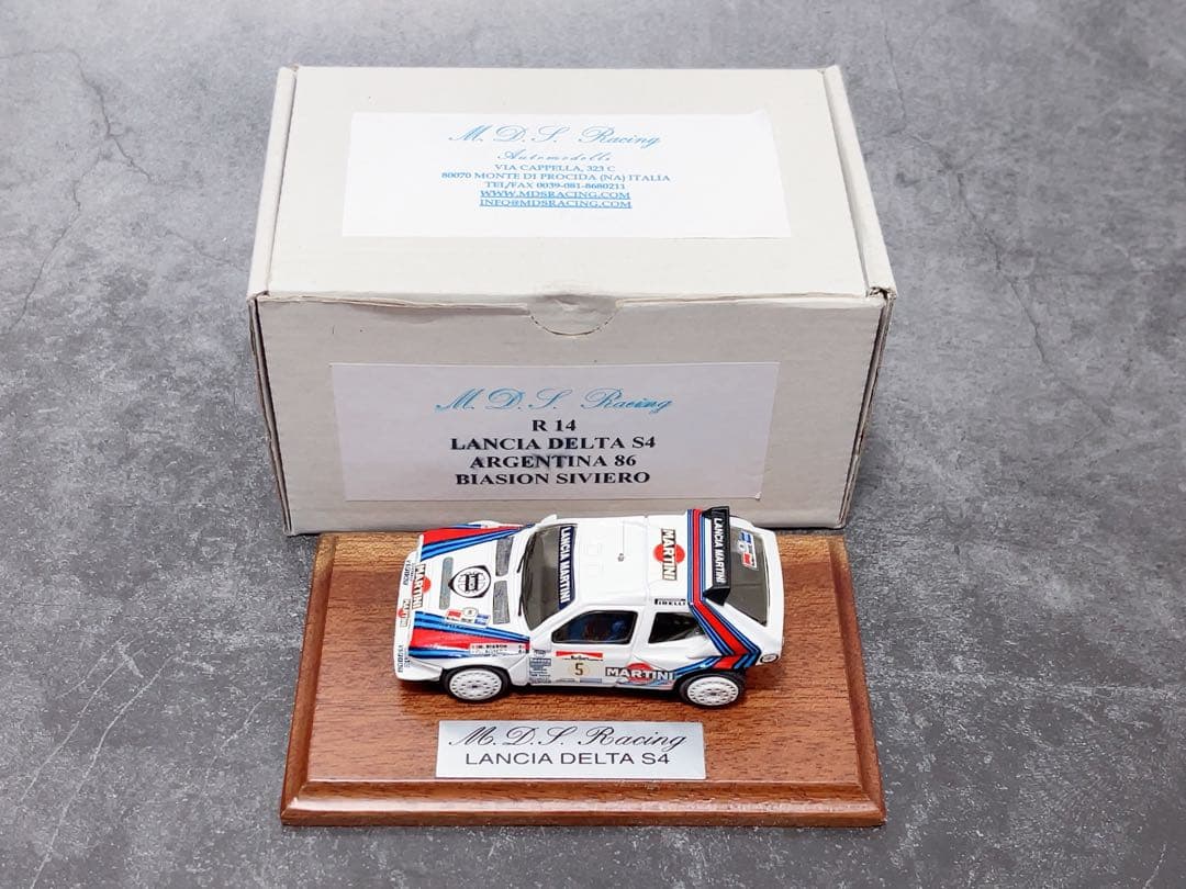 1/43 MDS ランチアデルタS4 WRC アルゼンチン　1986優勝車