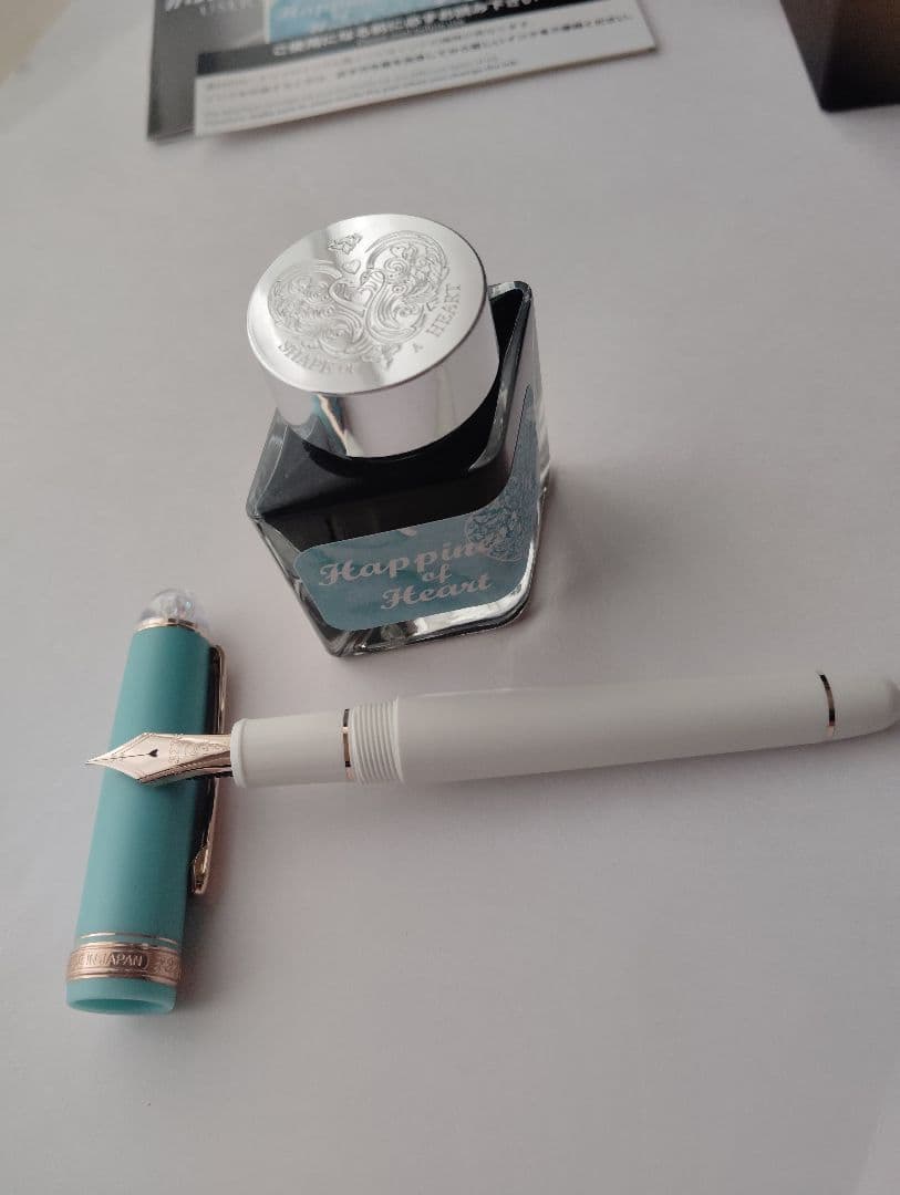 【美品】ブルーバード センチュリー Мニブ 石丸堂限定インク付 プラチナ万年筆