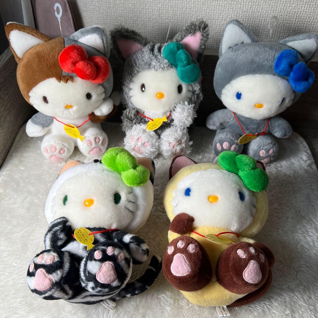 キテイちゃん 世界のネコ コレクション ぬいぐるみ　5点セット