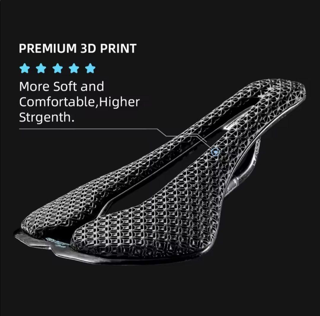 【中古品】RYET 3Dプリント カーボンサドル