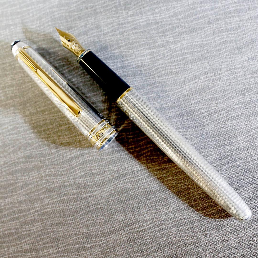 【送料込み】モンブラン 万年筆 １４４６ バーレイ スターリングシルバー