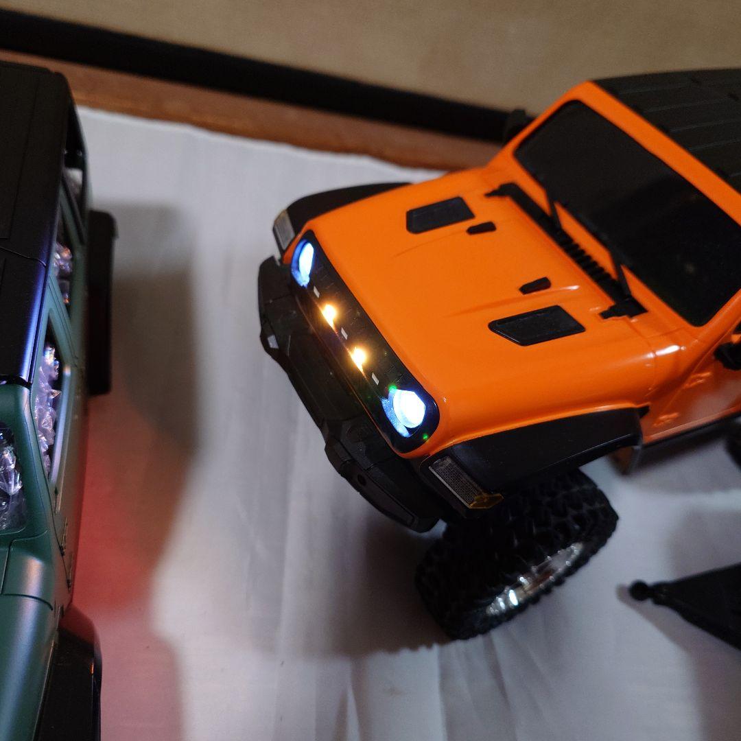 N*い様 JJRC C8801本体、トレーラーなどセット（オレンジ・緑）