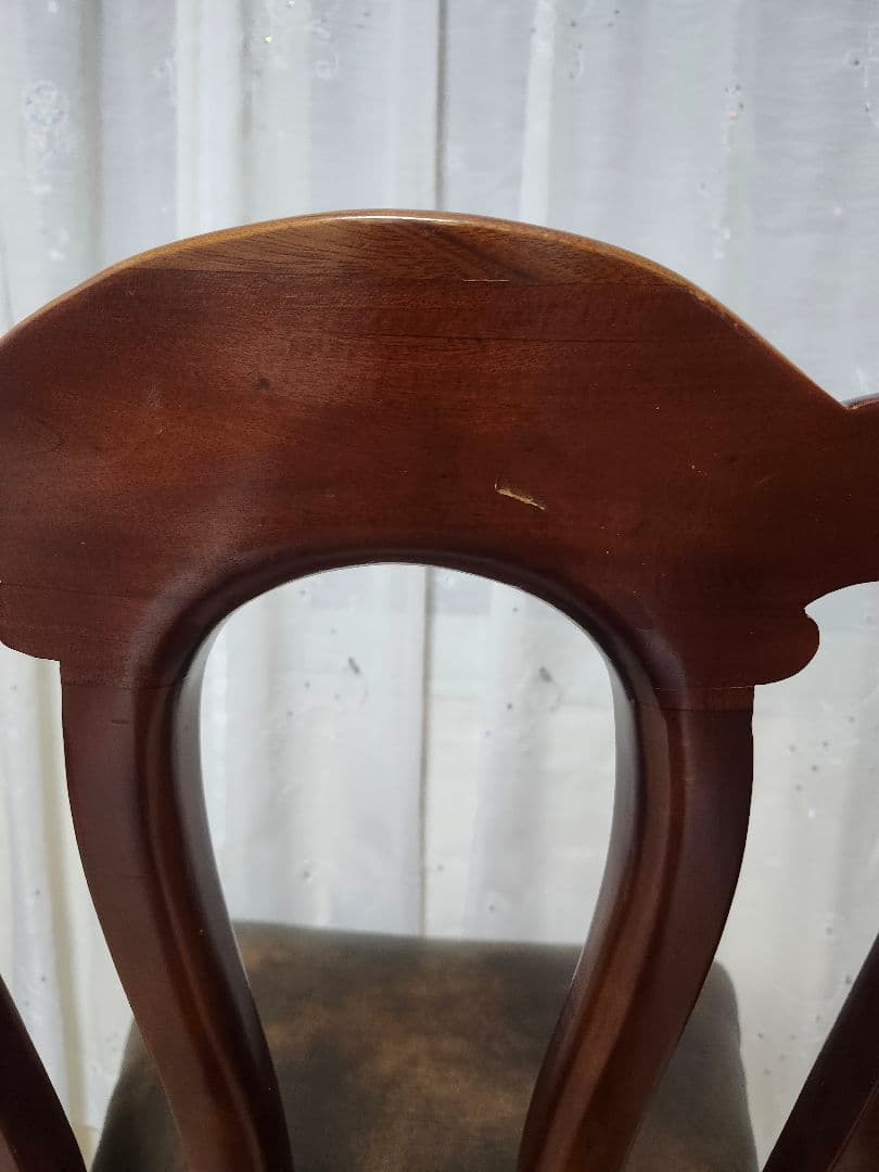 クラシック 木製チェア ブラウン