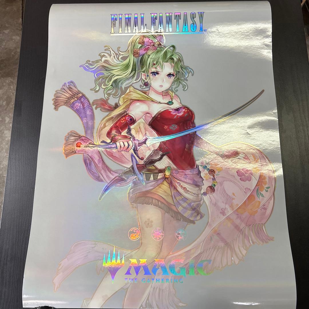 セフィロス　クラウド等ffファイナルファンタジー mtgポスター5枚セット