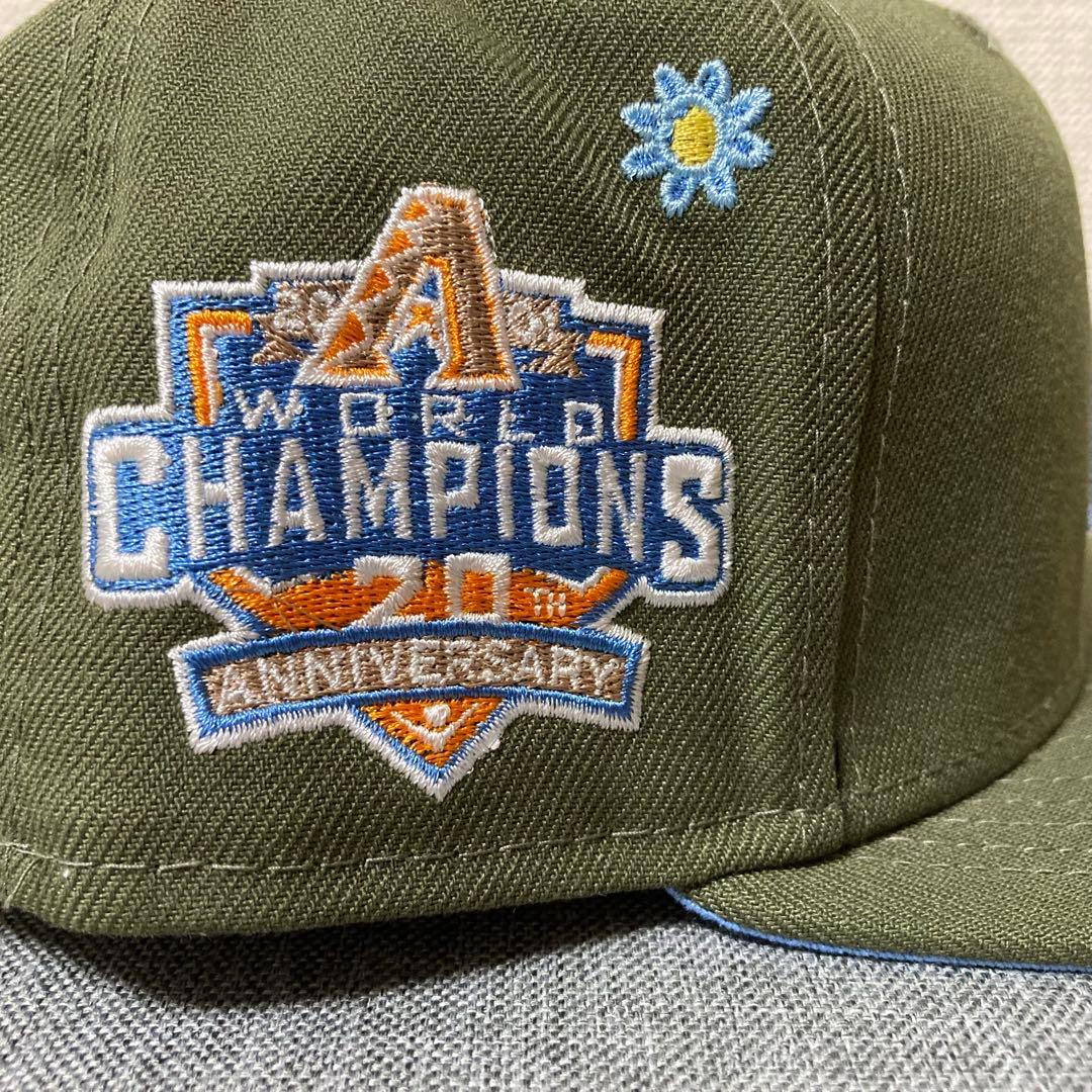 【海外限定】ニューエラ アリゾナダイアモンドバックス 59FIFTY オリーブ