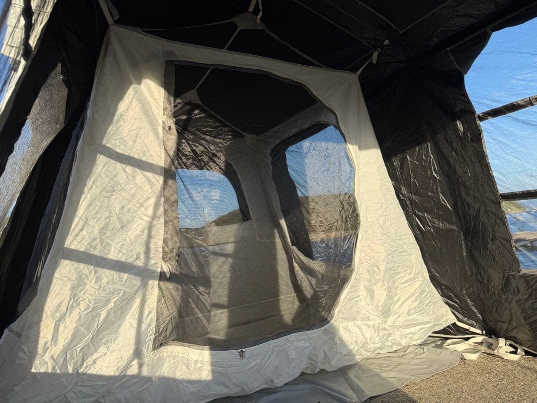 BLACK DOG大型折りたたみキャンプテント定価127600円 5分で組み立て