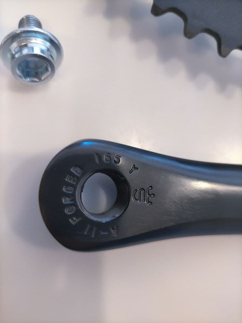 FUJI TRACK ARCV スギ ノ クランクセット 48T　165mm