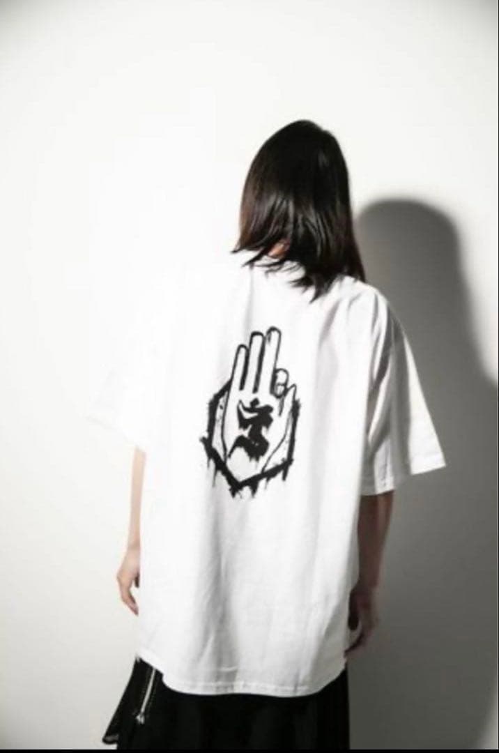 -真天地開闢集団-ジグザグ　参拝者装束定番 白 Tシャツ 半袖