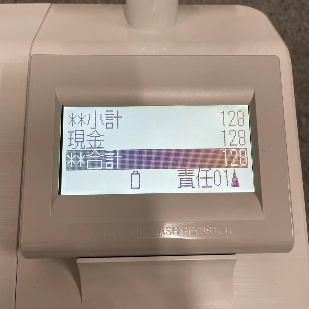 動作品 SHARP XE-A207E 電子レジスター 取説付き