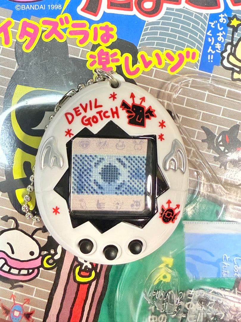 【動作確認済】デビルっちのたまごっち 白