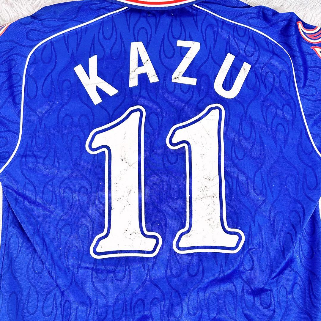アシックス 日本代表 ユニフォーム フランスW杯 炎モデル 三浦知良 カズ L